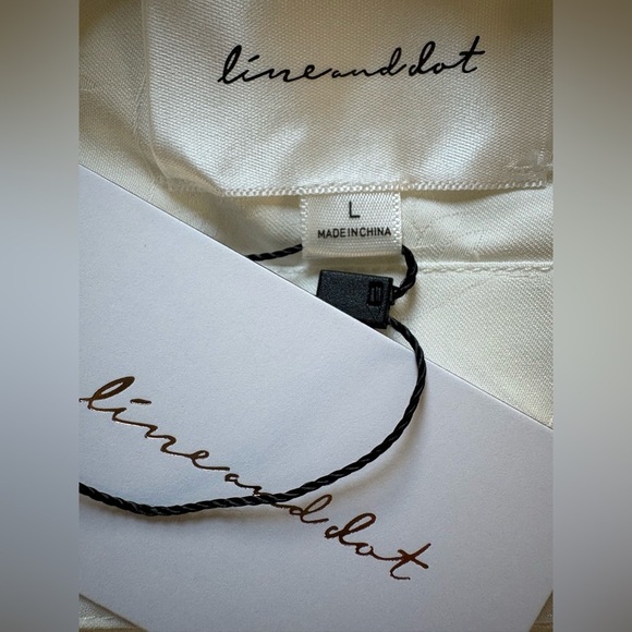 NEW w/TAGS REVOLVE LINE & DOT White Sonia Tiered Maxi Dress Size Large - Picture 3 of 13